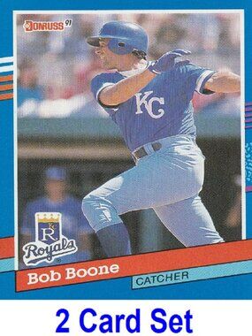 Bob Boone Baseball Card Collection